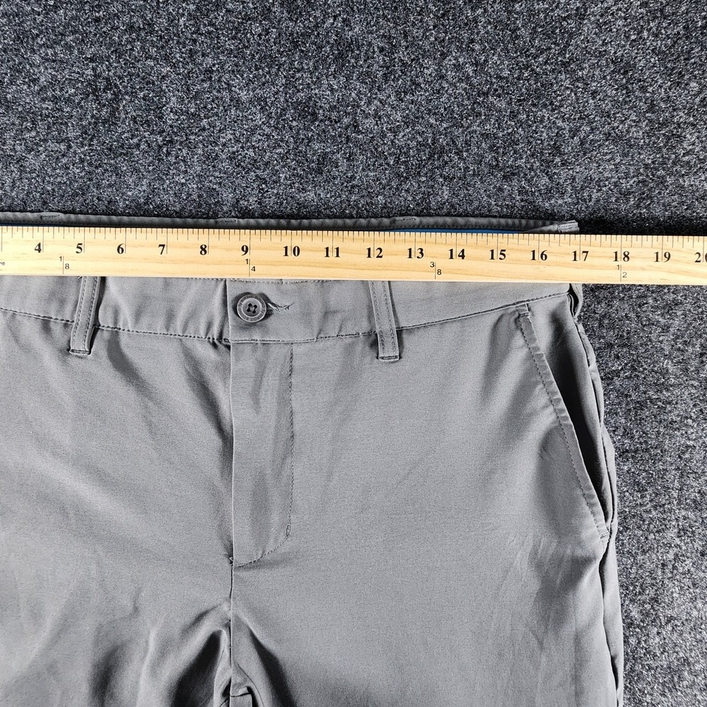 Birdie Bound Men's Golf Pants 34x32 Gray Stretch Performance Flat Front Active - Picture 11 of 13